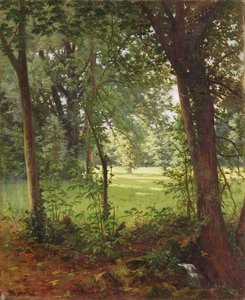 Forest In The Spring — Henri Biva, Romanticism