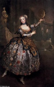 The Dancer Barbara Campanini — Antuan Pesne