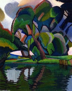 Landscape At Creteil — Auguste Herbin