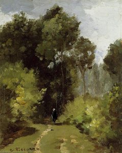 In The Woods — Camille Pissarro, Realism