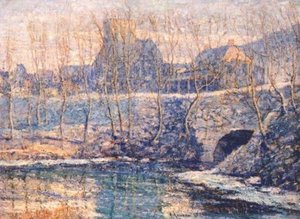 Misty Day In March — Ernest Lawson
