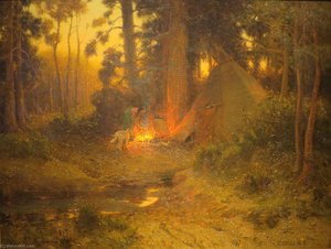 Untitled (aqu5u9) — Eanger Irving Couse, Romanticism
