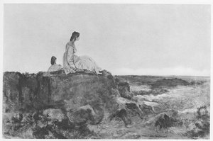 Girls On A Hill At The Beach — Карл Блехен