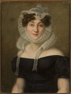 Portrait Of A Lady In A Cap — Karl Gottlieb Schweikart