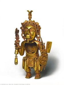Pendent in the Shape of a Warrior