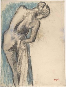 Badende, Die Sich Abtrocknet — Hilaire-germain-edgar Degas