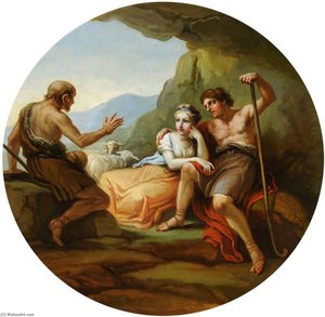 Philetus Explaining Love To Daphnis And Chloe — Antonio Zucchi