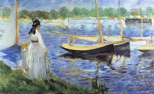 El Sena En Argenteuil — Édouard Manet