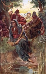 By The Rivers Of Babylon — Harold Copping, Pre-raphaelite