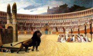 The Christian Martyrs' Last Prayer — Jean-léon Gérôme, Orientalism