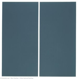 2 Part Vertical Painting — Alan Charlton