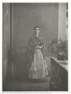 Potrait Of Frida Kahlo — Natural Color Photoprint Studio (san Francisco, Calif.)