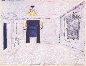 The Room. Set Design For The Play Him — Benjamin Shahn