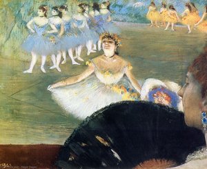 Dancer With A Bouquet Of Flowers — Edgar Degas