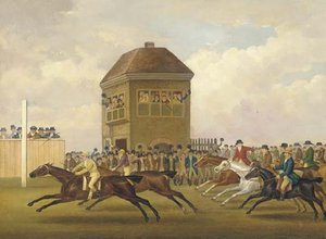 Sir H.t. Vane's Hambletonian Beating Mr. Cookson's Diamond — John Nost Sartorius