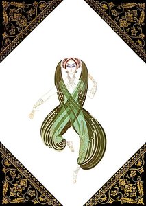 Oriental Costume, Folies-bergere — Erté