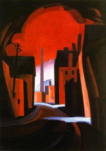 A New England Town (also known as Red Night)