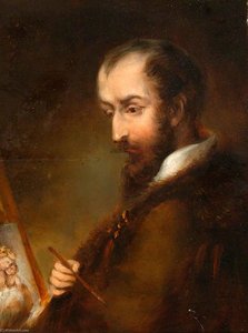 Portrait Of A Man (after Correggio) — Robert Mendham