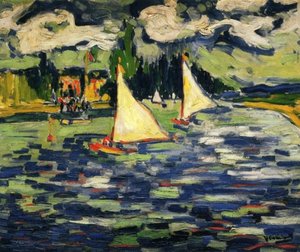 Sailboats At Chatou — Maurice De Vlaminck