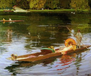 Boating On The Thames — Sir John Lavery