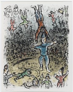 Equilibristen — Marc Chagall, Surrealist Painting