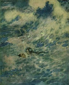 She Saved The Prince — Edmund Dulac