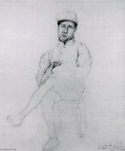 Soldier Seated — ディエゴ・リベラ