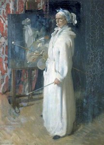 Portrait Of The Artist — Sir William Newenham Montague Orpen, Realistic Portrait Painting