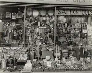 Hardware Store, 316 318 Bowery, Manhattan — Berenice Abbott