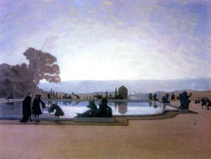 Versailles. Louis Xiv Is Feeding Fish — Alexandre Benois