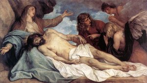 The Lamentation Of Christ — Sir Anthony Van Dyck, Baroque Style