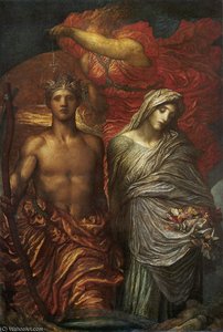 Time Death And Judgement — George Frederic Watts