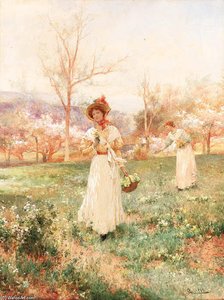 Picking Flowers — Alfred I Glendening