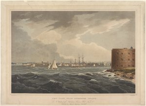 New York From Governors Island — William Guy Wall