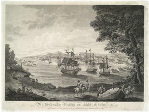 Macdonough's Victory On Lake Champlain, And Defeat Of The British Army At Plattsburg By Genl. Macomb, Septr. 11th. 1814 — Benjamin Tanner