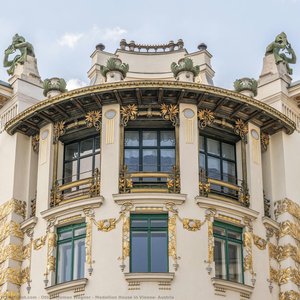 Medallion House In Vienna, Austria — Otto Koloman Wagner, Vienna Secession
