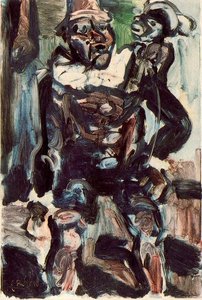 Clown And Monkey — Georges Rouault