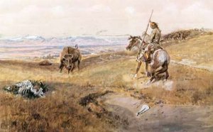 Flintlock Days When Guns Were Slow — Charles Marion Russell