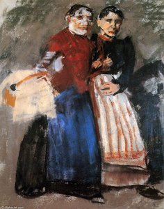 Two Amsterdam Girls — George Heidrik Breitner
