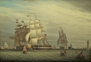 American Ships In The Mersey Off Liverpool — Robert W. Salmon