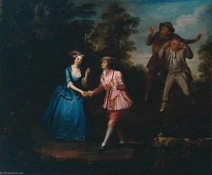Damon and Phillida Reconciled A Scene from Colley Cibber's 'Damon and Phillida'
