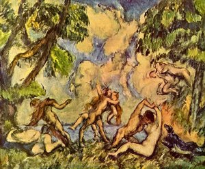Bacchanalia. La Batalla Del Amor — Paul Cézanne, Postimpresionismo