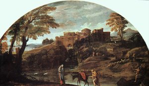 The Flight Into Egypt — Annibale Carracci