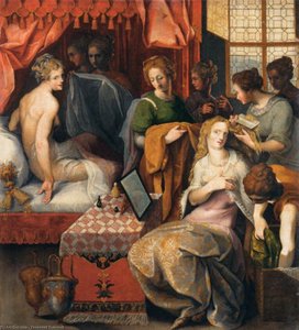 Hyanthe and Clymene at their Toilette