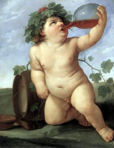 Drinking Bacchus — Reni Guido (le Guide), Baroque Classicism