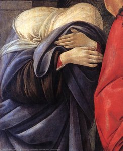 Lamentation Over The Dead Christ (detail) — Сандро Ботичели, Early Renaissance
