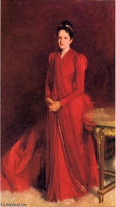 Portrait Of Mrs. Elliott Fitch Shepard Aka Margaret Louisa Vanderbilt — Джон Сингер Сергент, American Impressionism