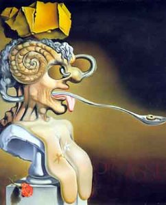 Dalí Porträt Von Picasso — Salvador Dalí