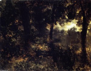 Night In The Forest — Adolph Von Menzel, Contemporary Realism