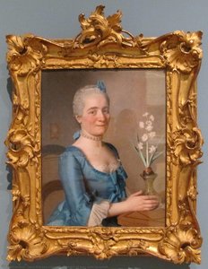 Portrait Of Lady With Hyacinth — Jean-étienne Liotard, Rococo